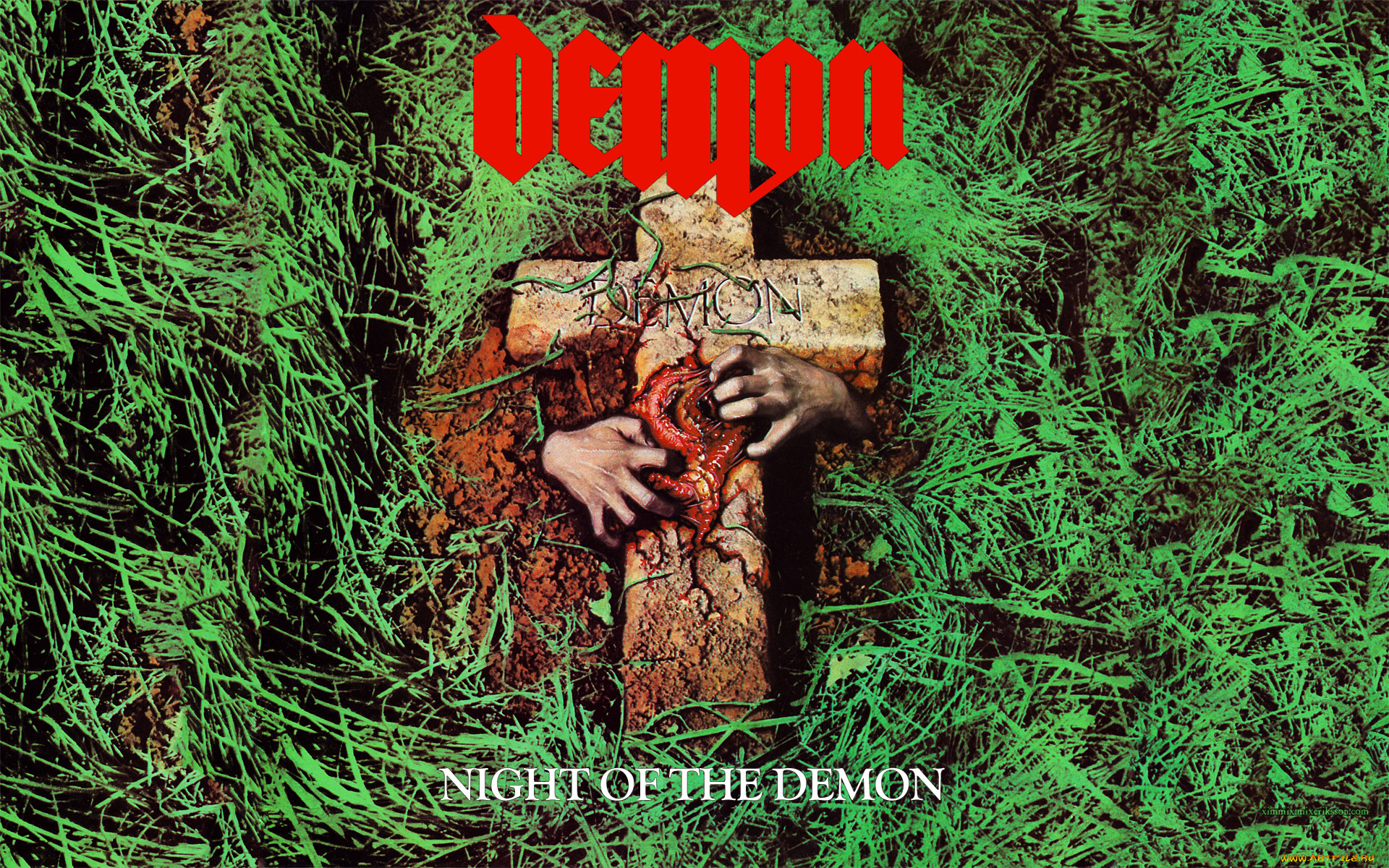 Demon album. Demon Night of the Demon 1981 обложка. Обложки альбомов группы Demon.